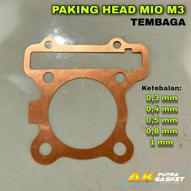 Paking Head Mio M3 Tembaga / Packing Perpak Gasket Yamaha Mio