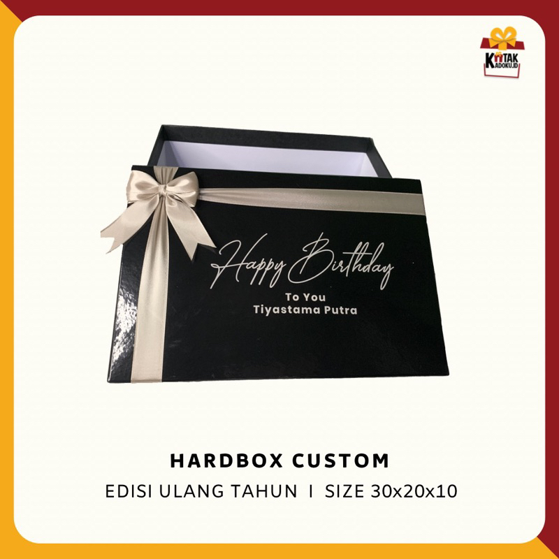 

hardbox kotak kado / birthday box / giftbox / hardbox / box ulang tahun / box kancing pita / box hampers / gift box