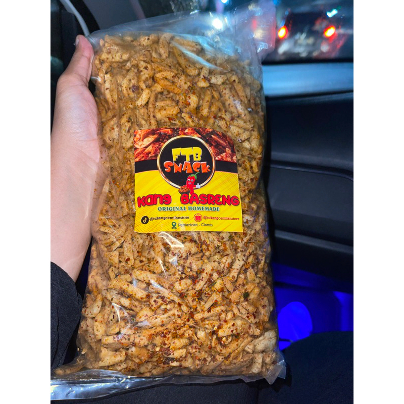 

1KG BASRENG PEDAS/ORIGINAL,EXTRA PEDAS BEBELEDAGAN FTB SNACK “TUKANG CEMILAN STORE”