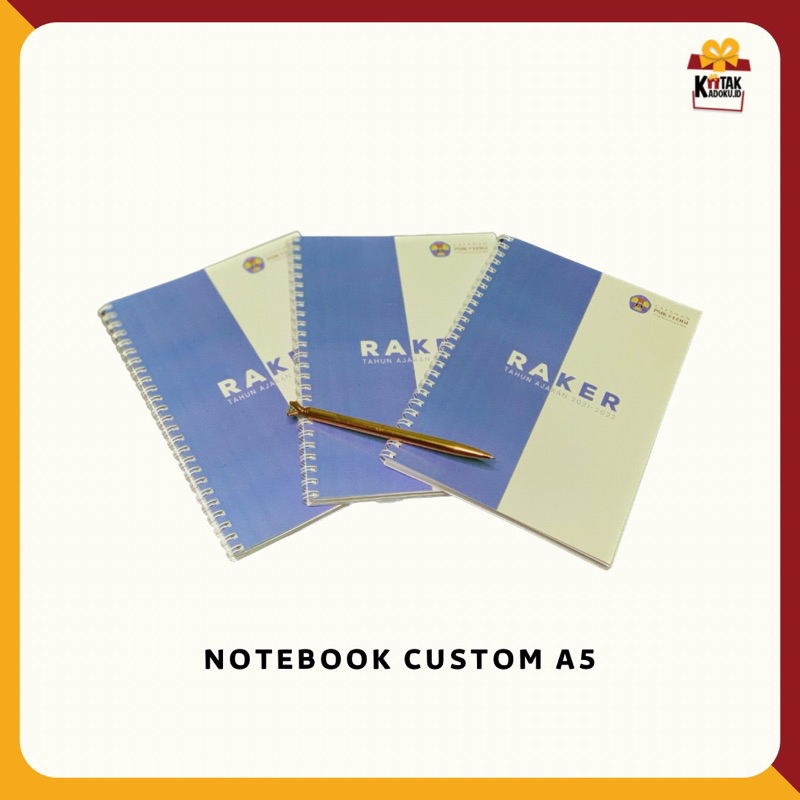 

Notes custom A5 / Notebook Spiral A5 - Cover Depan