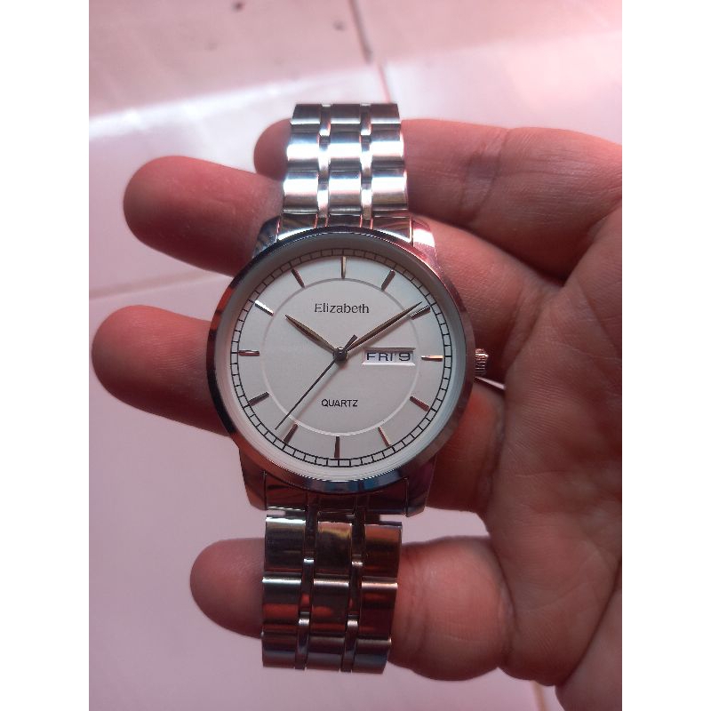 Jam tangan pria wanita elizabeth original koleksi branded not guess