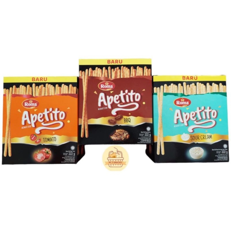

RomaApetito biskuit stik box isi12