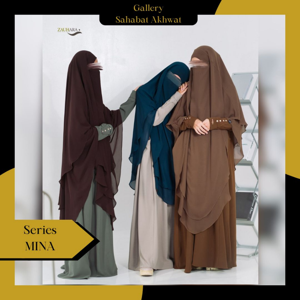 MINA ABAYA KHIMAR n FRENCH KHIMAR (FK) by ZAUHARA | Gamis n Jilbab Sayri