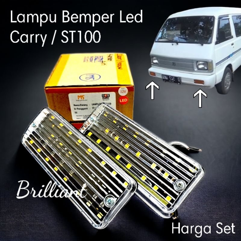 Lampu Bemper Bumper By LED - L300 / Carry ST100 / Kijang Grand Super - Harga Set