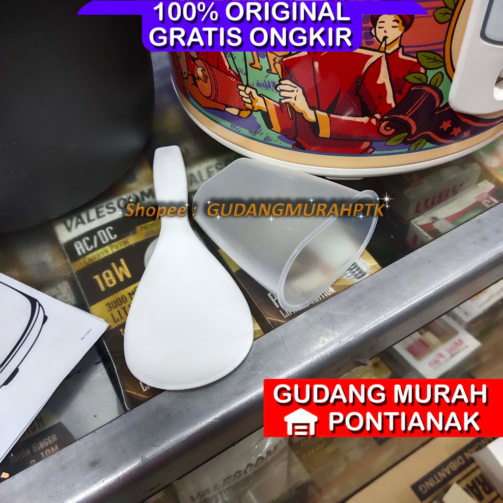 Ricecooker Cosmos 2 Liter CRJ 3237 Nusantara Memasak nasi sekaligus menghangatkan