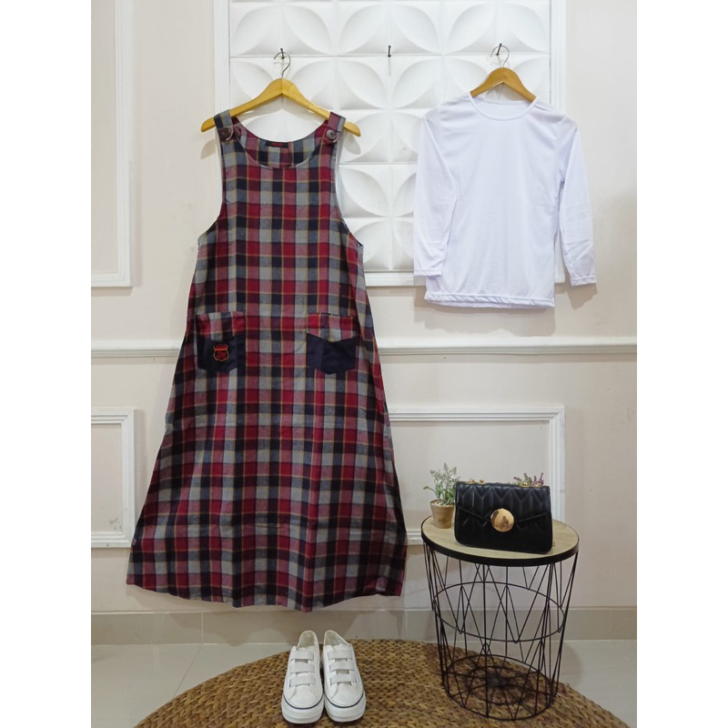 SET OVERALL FLANEL BY JEVANI