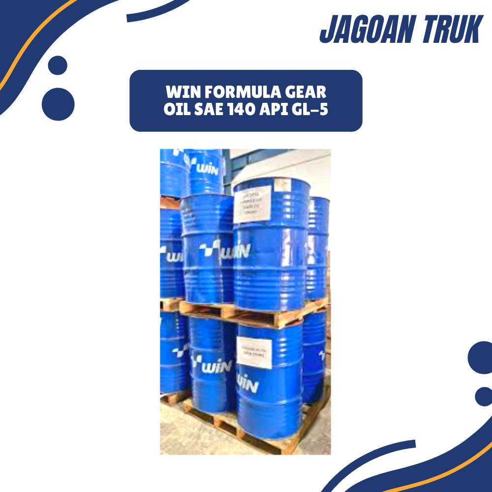 Oli Win Formula Gear Oil SAE 140 API GL-5/Win Oil Drum 200Liter