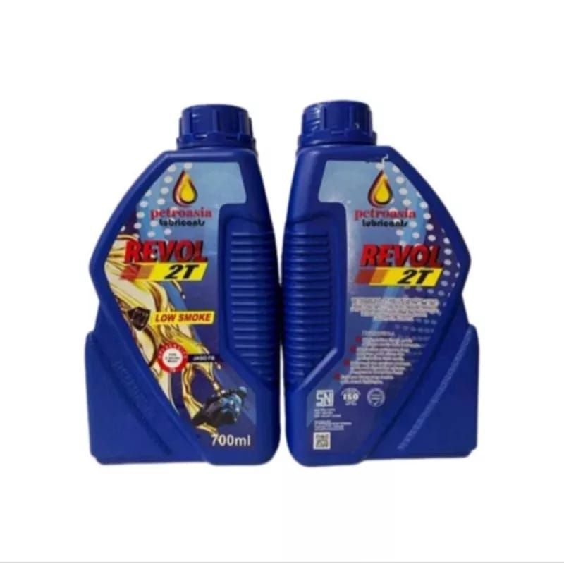 OLI PETROASIA REVOL 2T LOW SMOKE LS 700ML Wangi 2 STROKE ORIGINAL