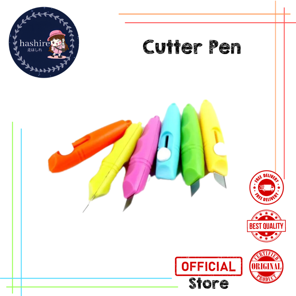 Cutter Mini Pen / Sillet Mini Portable / Cutter Lucu / Cutter Kecil