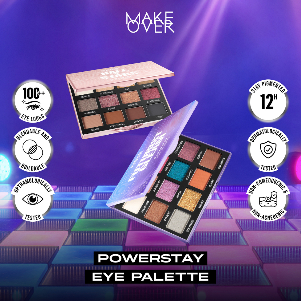 MAKE OVER Eyeshadow Pallete Hall of Stars