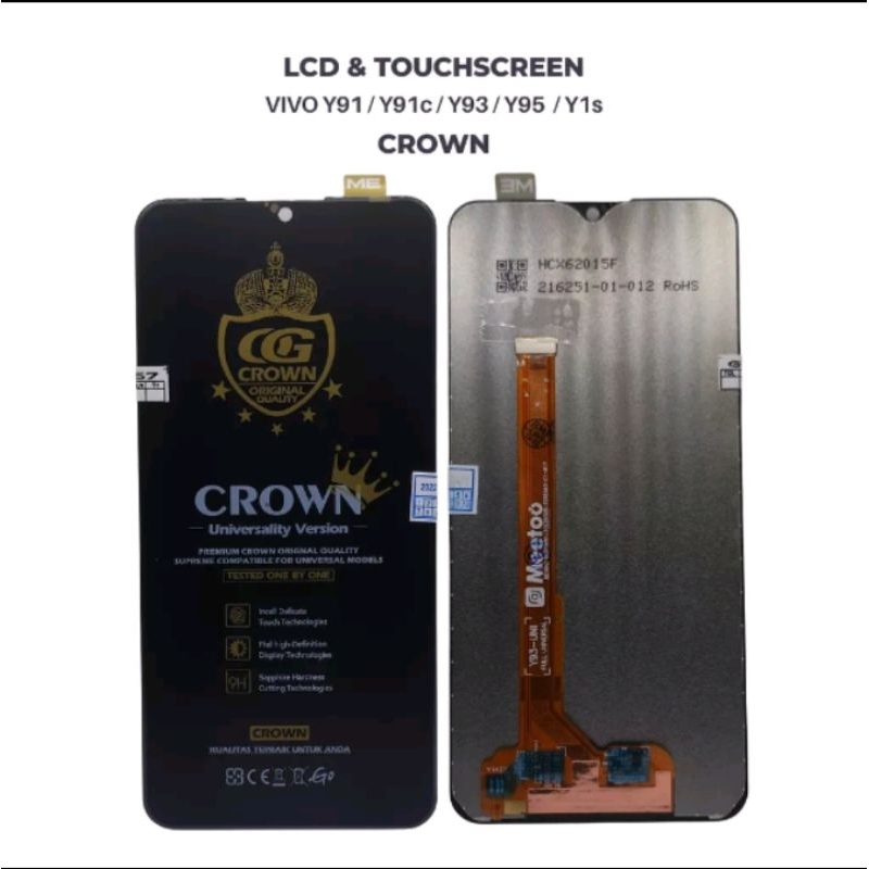 LCD TOUCHSCREEN HP VIVO Y91/Y91C/Y93/Y95/Y1S CROWN