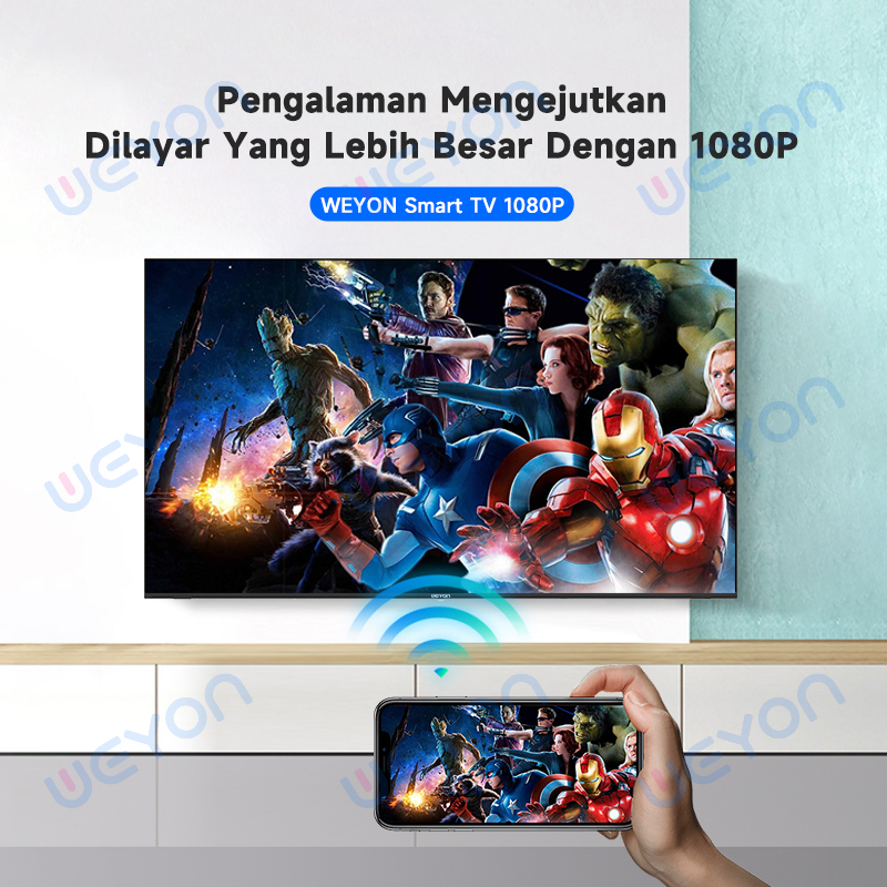 Weyon Sakura TV LED 43 inch/40 inch/32 inch HD Smart TV Android 11.0 Ready Televisi