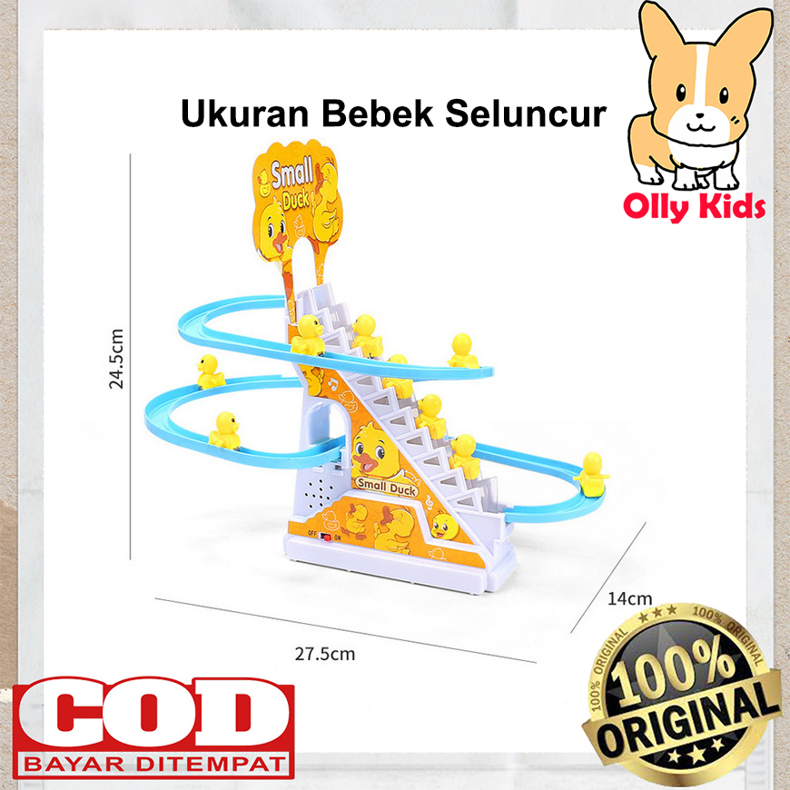 OLLYKIDS MA01 Mainan Track Tangga Seluncur Bebek  Seluncur Tangga Bebek Mainan Anak Seluncur Tangga