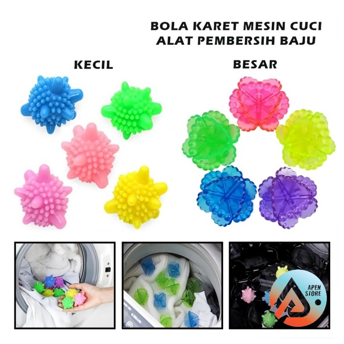 Big Magic Laundry Ball Bola Karet Pencuci Baju bola Mesin Cuci Grosir