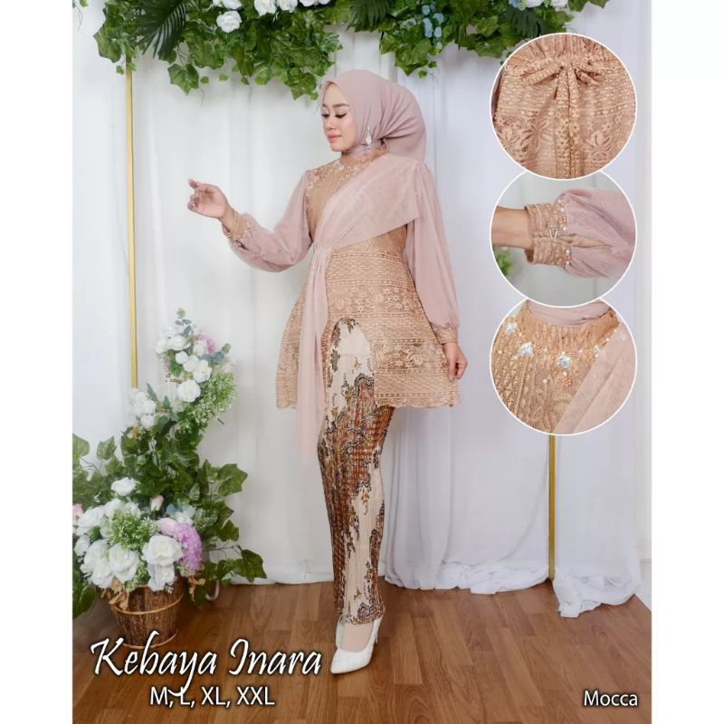 SETELAN KEBAYA PREMIUM//SETELAN KEBAYA BRUKAT MODERN//SETELAN KEBAYA TERLARIS