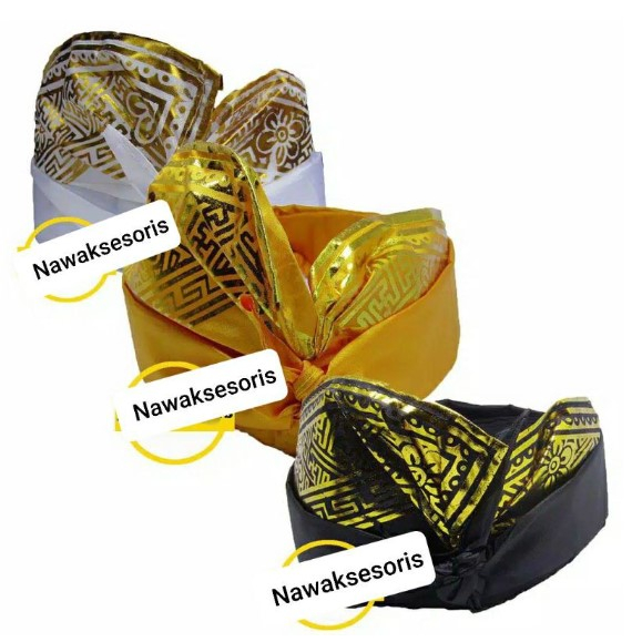 UDENG SETENGAH JADI /TALI IKAT PRADA BALI / UDENG BALI SETENGAH JADI IKAT KEPALA KHAS BALI IKAT BALI