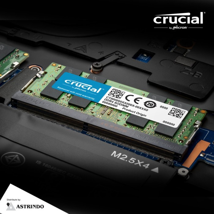 RAM Laptop Crucial 16GB DDR4 3200Mhz PC4-25600 - SODIMM