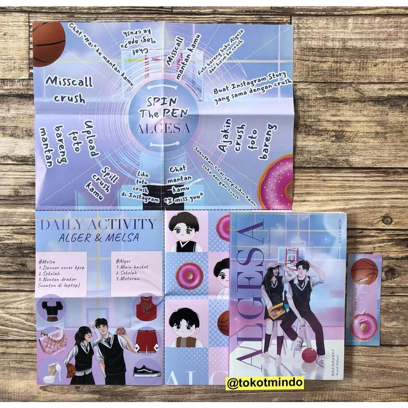 ORIGINAL Novel ALGESA (Nazieranff) + Bonus - Penerbit Romancious