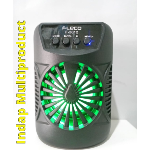 Speaker Bluetooth Portable Fleco F-3012 Gratis Microphone karaoke