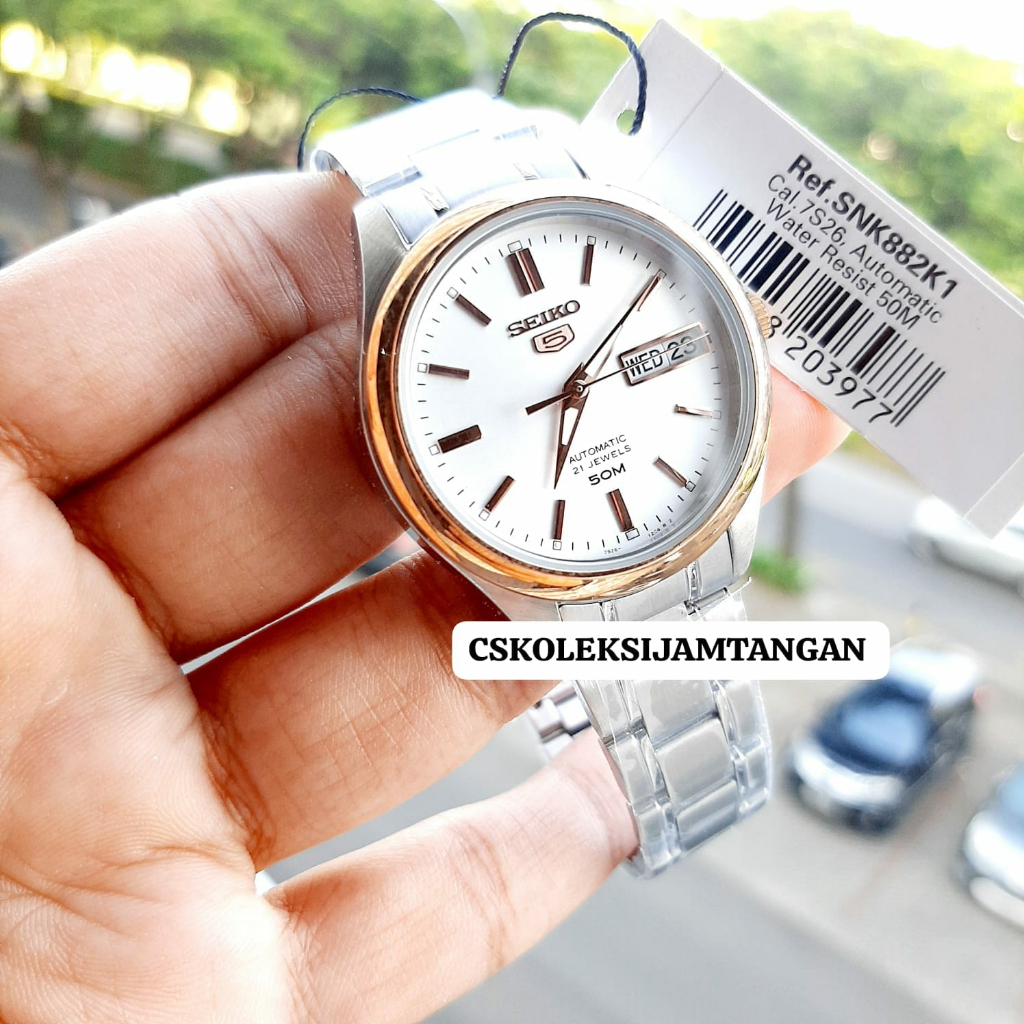 JAM TANGAN WANITA SEIKO 5 SPORTS SNK882K1 SNK882 AUTOMATIC ORIGINAL