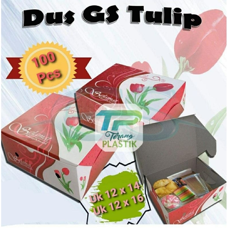 

Dus Snack Box Snack Dus kue ukuran 12x14cm