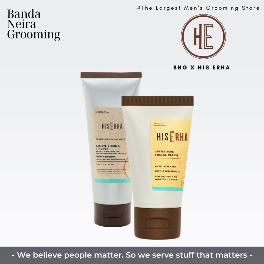His Erha Gentle Acne Facial Wash