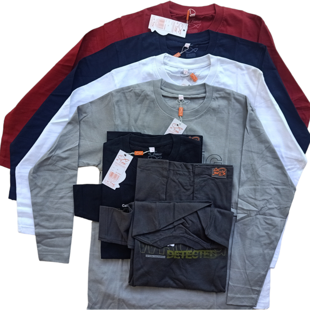 Kaos ie tuna Authentic lengan panjang