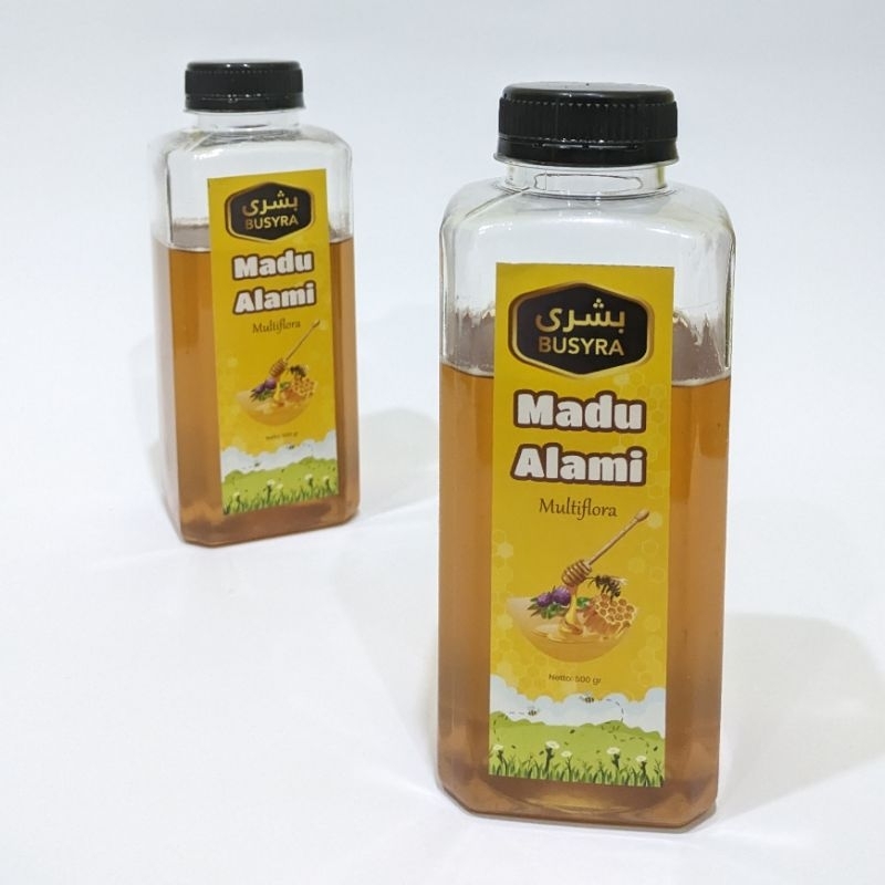 

BUSYRA MADU ALAMI MULTIFLORA 500 gr Organik Murni