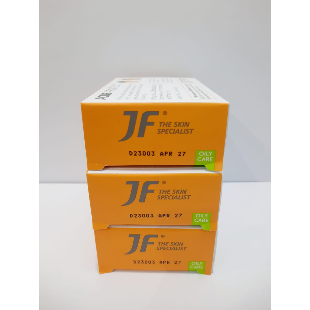 PAKET Sabun JF Sulfur Acne Protect Oily Care Cleanser Bar 90gr isi 3 pcs