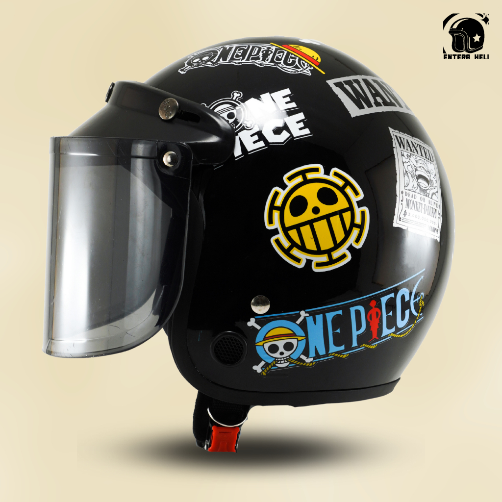 Helm Bogo Dewasa Pria Wanita Motif One Piece Sni Terbaru