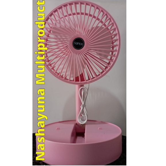 Kipas Angin Lipat Telescopic Folding Fan/Kipas Angin Meja