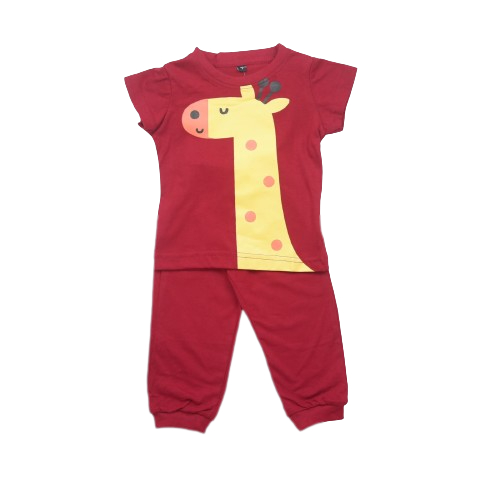 PAJAMAS BABY TEES PINEAPPLE SET JOGER ANIMAL 6 Bulan - 4 Tahun Setelan Anak Unisex