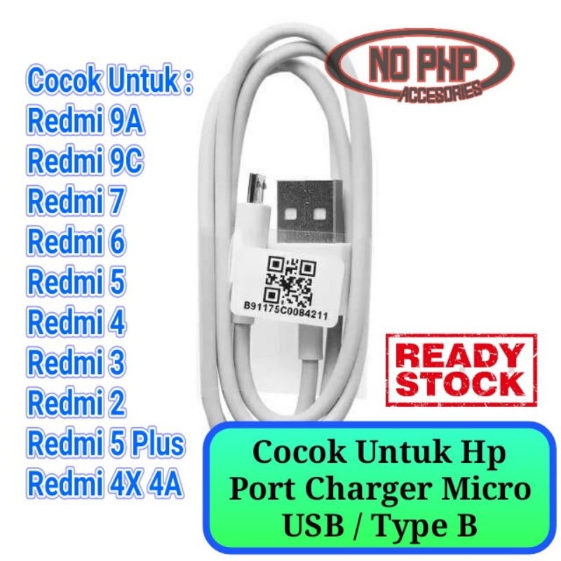 KABEL DATA XIOMI REDMI 9C 9A 4X 4A 5 5A 5 PLUS 3 3S ORIGINAL MICRO USB