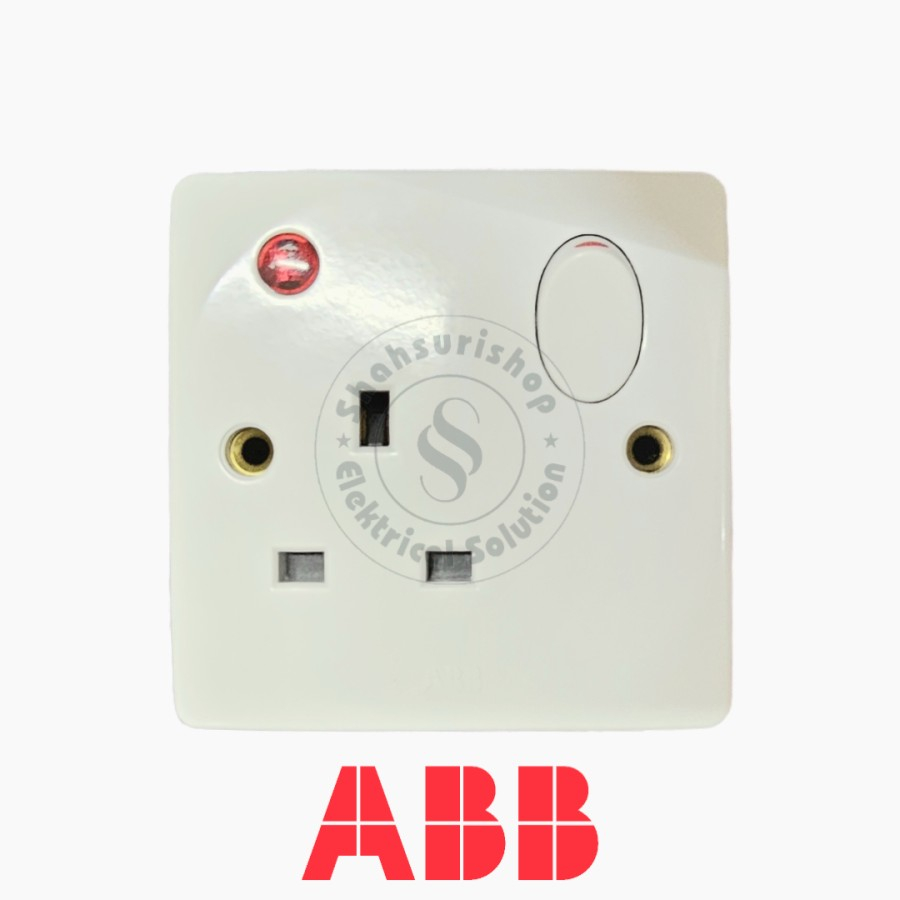 PROMO ABB STOP KONTAK AC CSO133 1G 13A ORIGINAL COLOKAN AC