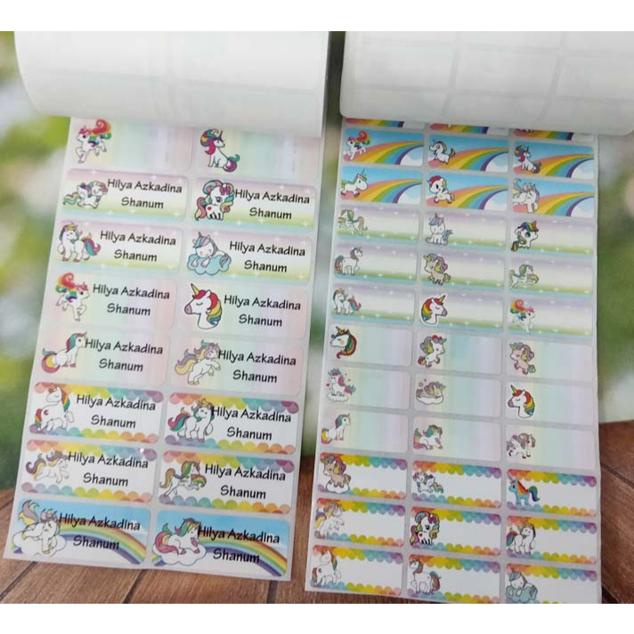 

Label Nama Import Waterproof UNICORN