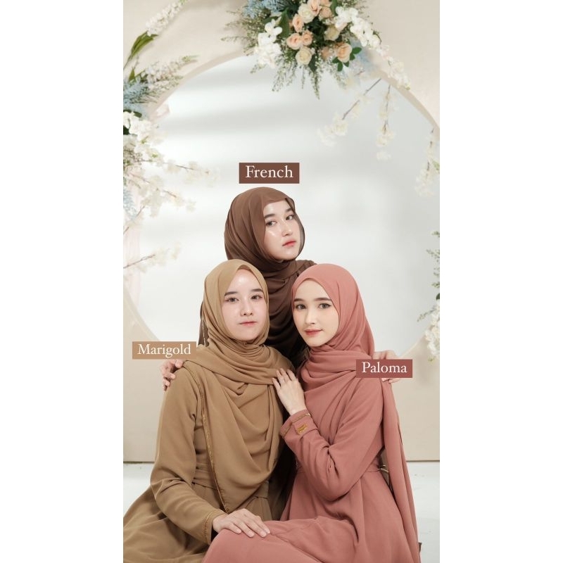 READYSTOK ❗❗  Azzura Dress BY KAZAMI STORE - DRESS KAZAMI - AZZURA - DRESS HITAM - DRESS UMROH - GAM