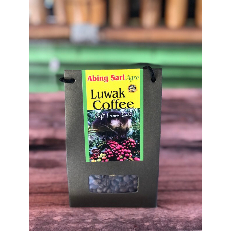 

Luwak Coffee biji kopi arabica 100g (Abing Sari Agro Lotunduh Ubud Bali)