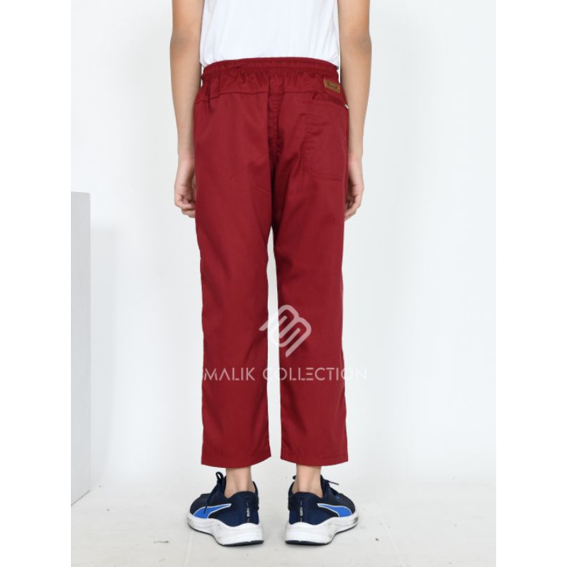 Celana Sirwal Chinos Anak Usia 4 -18 tahun Celana Seragam Merah SD Cokelat Pramuka