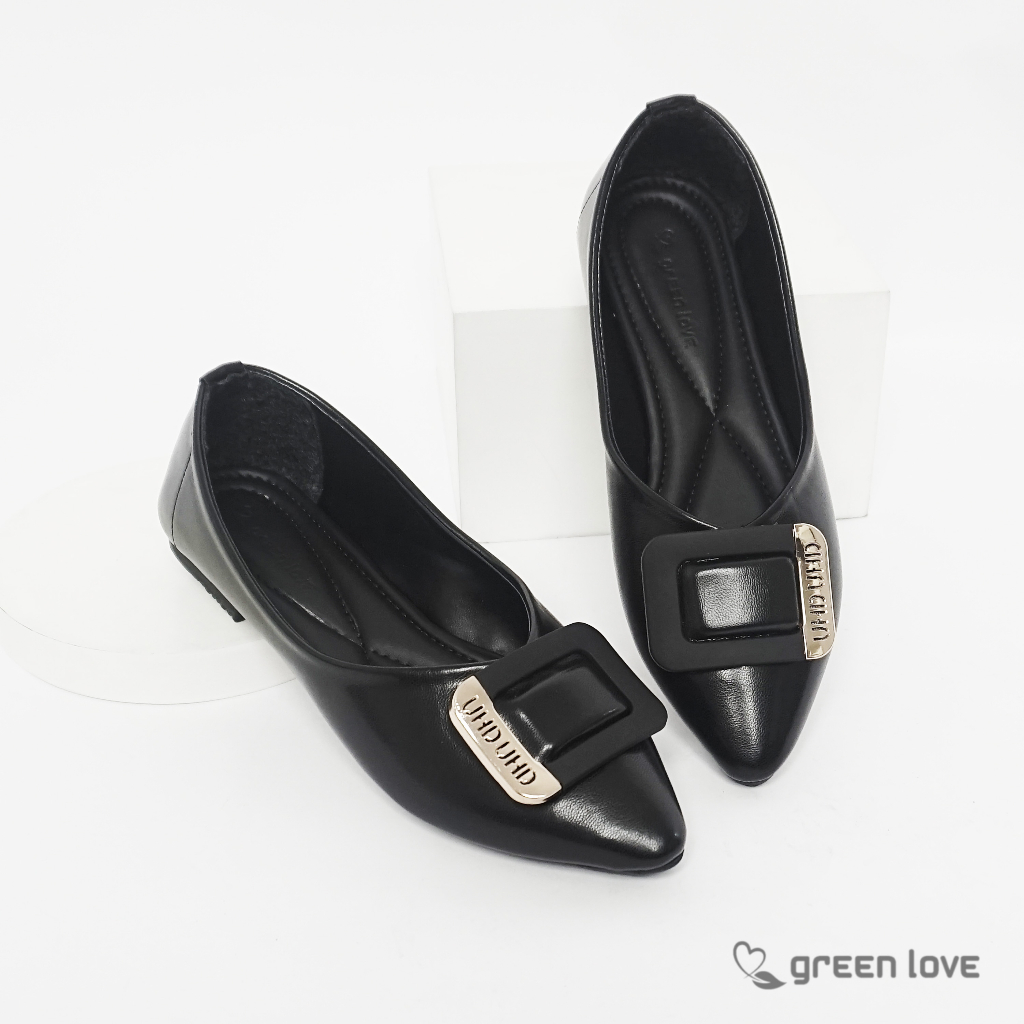 Green Love Sepatu Flat Wanita MELISSA