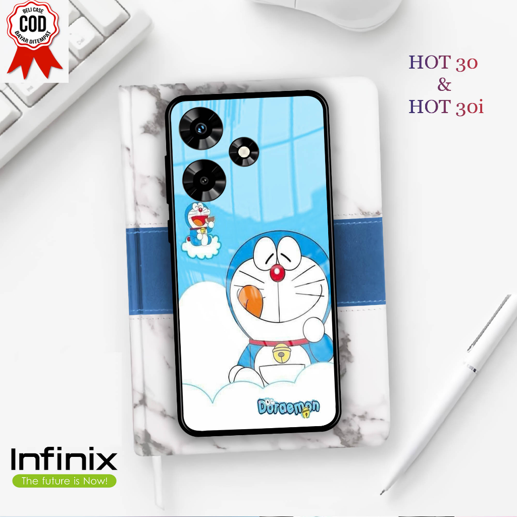 Softcase Kaca INFINIX HOT 30 & 30i  - Case Handphone INFINIX HOT 30 & 30i [T39]