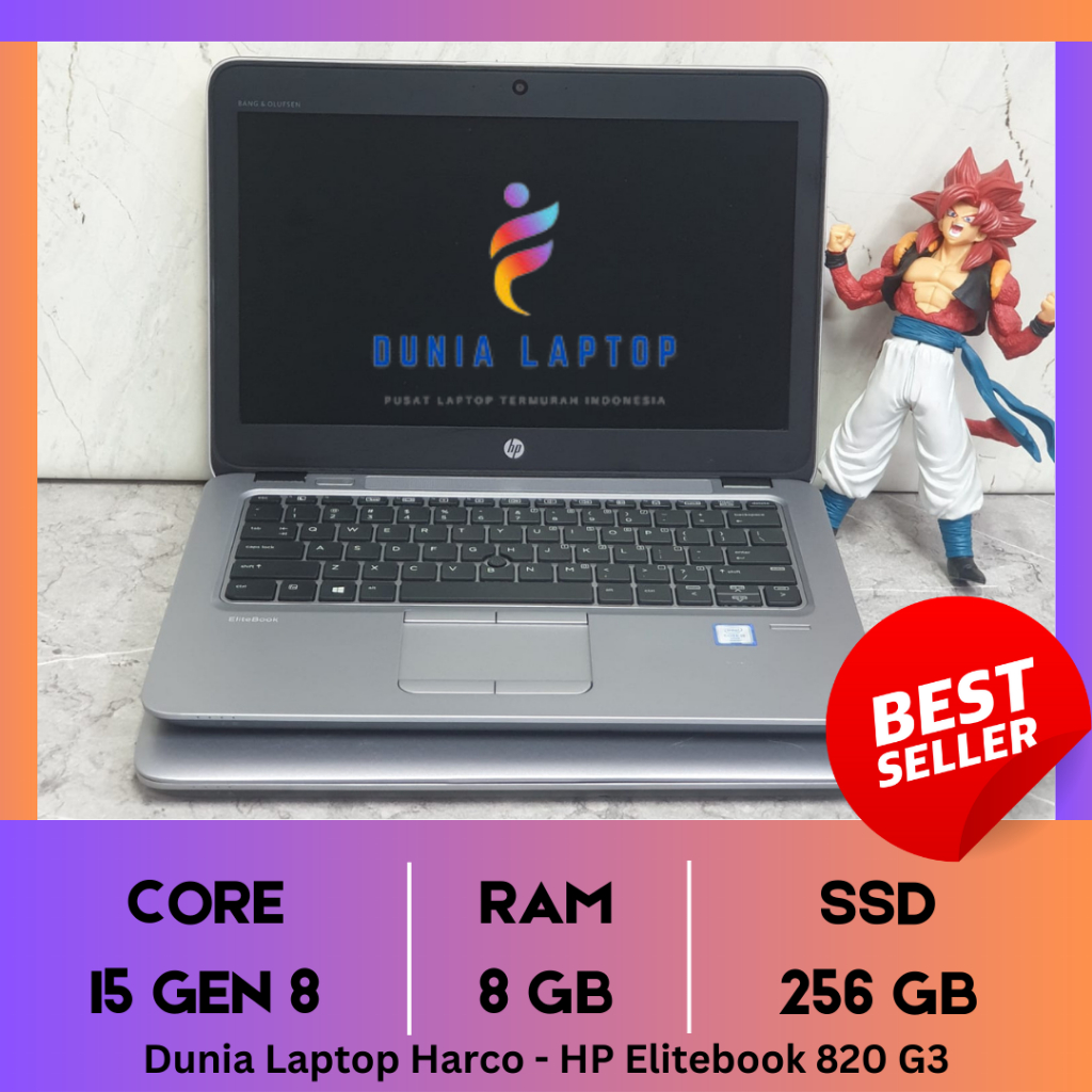 TERMURAH LAPTOP HP ELITEBOOK 820 G3 - CORE i5 gen 6 RAM 8 HDD 500gb - SECOND ORIGINAL TERMURAH BERGA