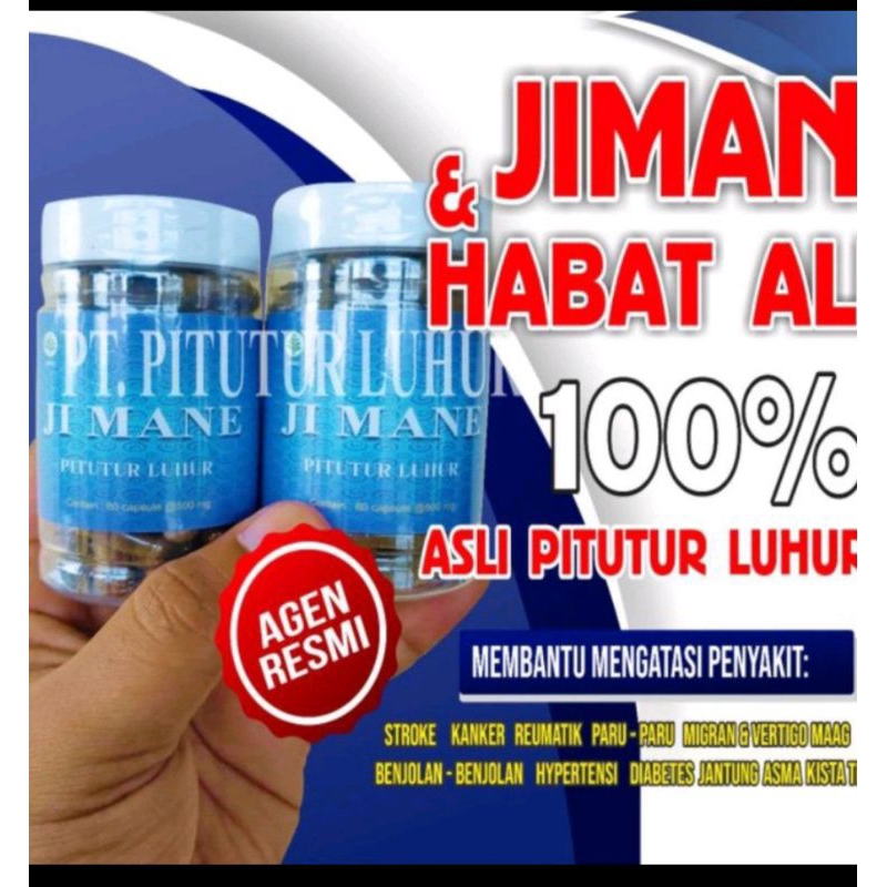 (BISA COD) JAMU KAPSUL JIMAN PITUTUR LUHUR DAN HABAT ALI ASLI ORIGINAL 100%