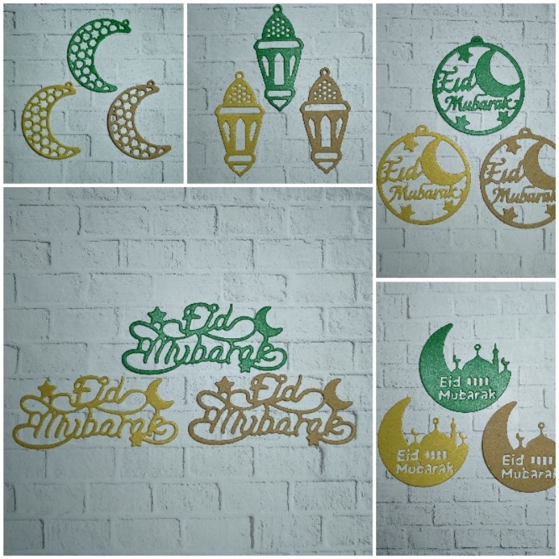 

Die cut idul fitri tag, hangtag lebaran, gift tag, hampers lebaran