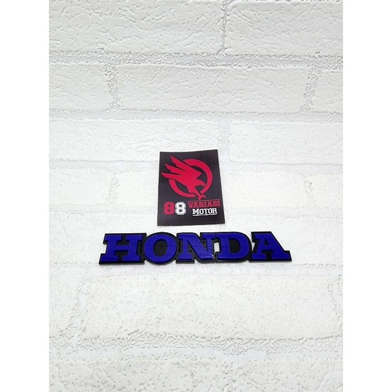 Emblem Akrilik Logo Honda - Emblem Logo Honda free double tape