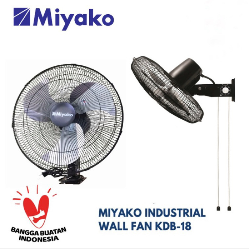 Miyako - Kipas Angin Miyako KDB 18 - Kipas Angin Dinding 18 inch Miyako