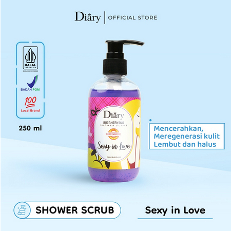 DIARY Brightening Shower Scrub With Niacinamide 250ml
