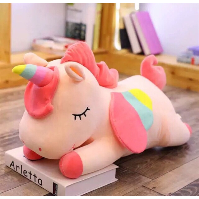 BONEKA UNICORN KUDA PONY SUPER LEMBUT IMPOR