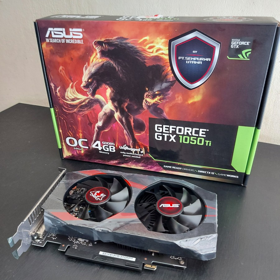 vga asus geforce gtx1050ti 4gb carberus