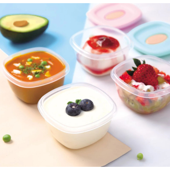 Wadah Penyimpanan Mpasi Makanan Bayi Isi 4pcs Baby Food Container