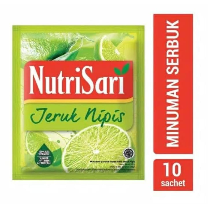 

Nutrisari Jeruk Nipis 10x13g (1 Renceng)